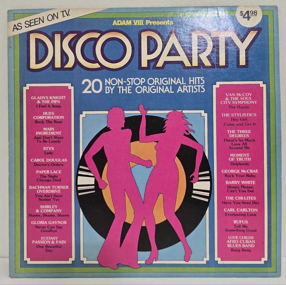 DISCO PARTY 1975 Vinyl LP Adam VIII Ltd‎ Records A 8021